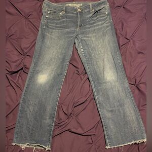 American Eagle Straight Crop Jeans
